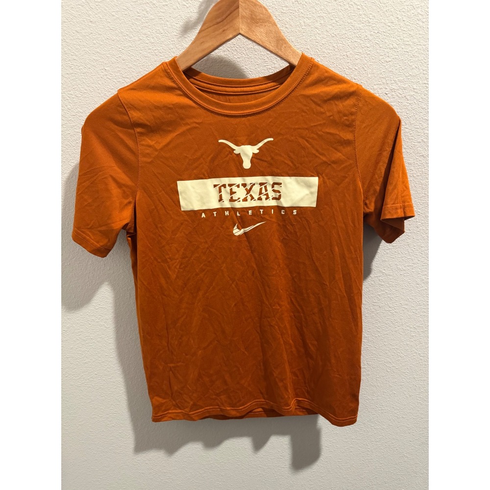 Nike Texas Longhorns Athletics Dri-FIT Shirt Burnt Orange You Large Youth Tee